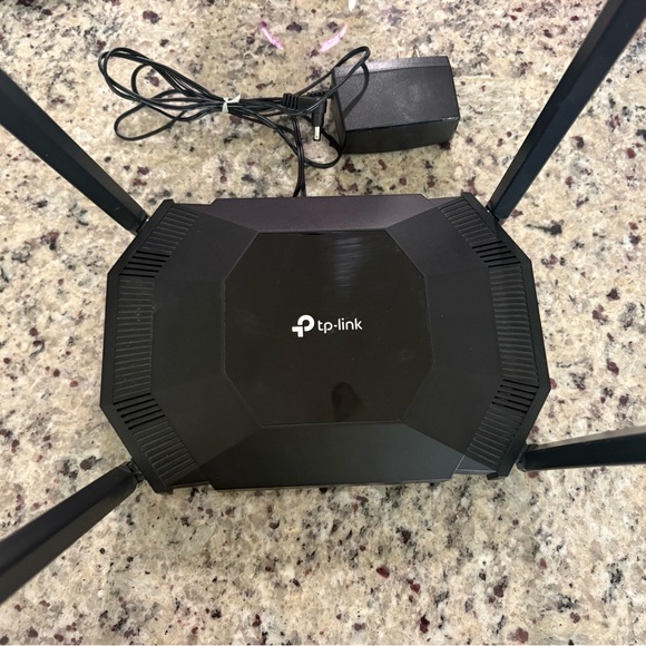 TP Link AX3000 gigabit Wi-Fi 6 Access Port TL-WA 3001 Black Tested & Working